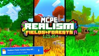 Realism: Fields + Forests Map (1.21) – MCPE/Bedrock Map •|• MCPEUDAY