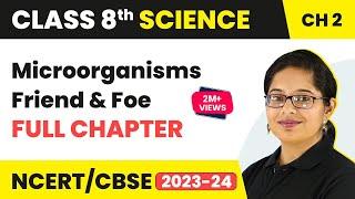 Microorganisms - Friend and Foe Full Chapter Class 8 Science | NCERT Science Class 8 Chapter 2