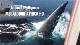 Artificial Intelligence Megalodon Shark Attack