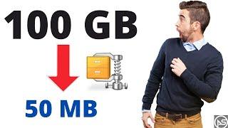  HINDI | How to compress Large File into Small Size   | Decrease File size 100% Real