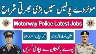 Motorway Police Upcoming jobs 2021 National highway and motorway police 2k+ Jobs For Males & Females