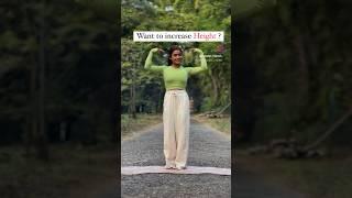 Yoga to increase Height #yoga #youtube #youtubeshorts #taller #heightincreaseexercise #youtuber