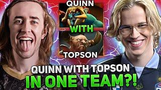 QUINN with TOPSON in ONE TEAM! | QUINN practice HUSKAR on HIGH MMR DOTA 2