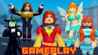 Dark Phoenix and skins gameplay. Heroes online world roblox