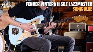 No Talking...Just Tones | Fender Vintera II 50s Jazzmaster | Rosewood - Sonic Blue