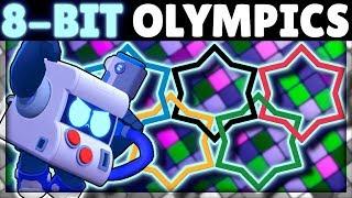 8-BIT OLYMPICS! | How Does 8-BIT do in EVERY Test?! | New Brawler 8-BIT Mechanics