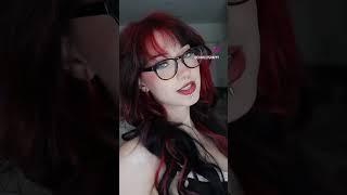 Redhead goth with glasses. | #gothgirl #goths #gothic #gothgoth #gothicsubculture