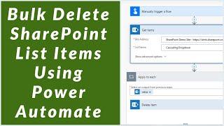 How to Bulk Delete List Items Using Power Automate Flow