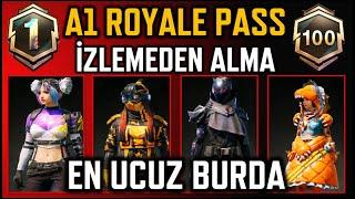 A1 ROYALE PASS İZLEMEDEN ALMA | A1 ROYALE PASS UCUZA NASIL ALINIR | A1 ROYALE ÖDÜLLERİ | PUBG MOBILE