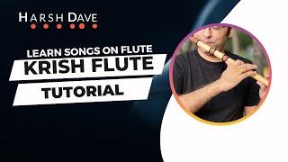 Krishh Flute Theme  Tutorial ( in hansdhwani raga)- Flute Theme by Harsh Dave