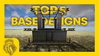 TOP 5 PVP BASE DESIGNS | W/ Tutorials | ARK: Survival Evolved