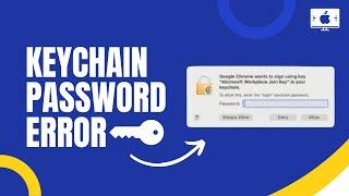 How To Fix or Remove Keychain Password Error | Pop ups ON Mac OS