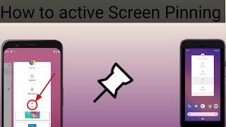 How to activate App pinning/Screen pinning