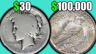 HOW MUCH IS A 1921 SILVER PEACE DOLLAR COIN WORTH? COIN PRICES!!