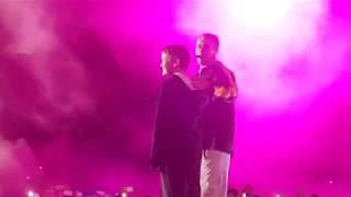 Julian Andrews dancing with Justin Bieber #PurposeTour