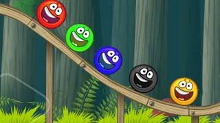 Red Ball 4- Five Colors Balls Five Levels in Forest 16-20 with Boss Robo