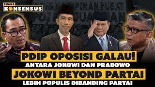 PDIP INTENSIF MENYERANGMenepuk Air Didulang. Akankah Prabowo Terganggu| Ruang Konsensus