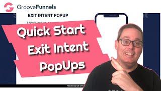 GrooveFunnels Tutorial | GroovePages Exit Intent Popup| QUICK START GUIDE