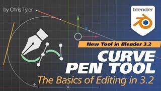 Using Blender's Curve Pen Tool