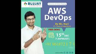 AWS+Devops || Online Demo Classes || 15-12-2024 #blujaytechnologies