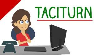 Learn English Words: TACITURN Meaning, Hardest Vocabulary with Pictures and Examples