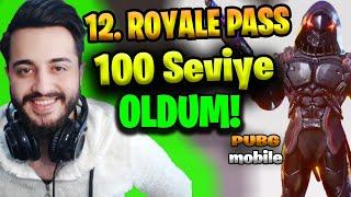 SEZON 12 ROYALE PASS 100 LEVEL OLDUM! Çekiliş var! Pubg mobile