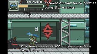 TMNT 2003 GBA: Full Longplay Walkthrough (Hard) & 100% Completion Guide | All Crystals Timestamped