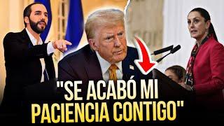 Presidenta de Mexico vuelve a Defender Criminales y asi Bukele y Trump la DESTROZAN