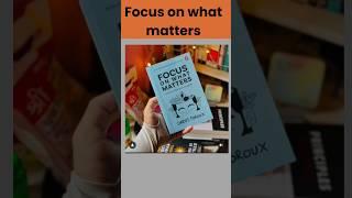 focus on what matters by Darius foroux #bookrecommendations #bookreading #bookshelf