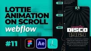 On-scroll page animation with After Effects, Lottie & Webflow | Tutorial