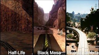 Half-life vs Black Mesa vs Project Lambda - Inbound Comparison