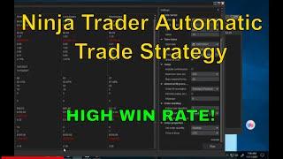 Ninja Trader Automated Strategy Builder| WMA Crossover | Day Trading Futures