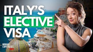 How to Live in Italy with an Elective Visa