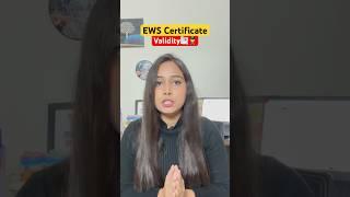 Validity of EWS Certificate| #shorts #ssc #viralvideo #ssccgl2024 #ssccgl #ewscertificate #sscchsl