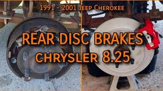 Jeep Cherokee: Rear Disc Brake Swap - KJ/ZJ No Welding; Bolt-on Conversion ['91-'01 XJ]