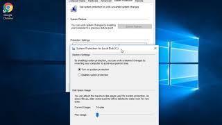 How to Delete Some or All System Restore Points on Windows 10