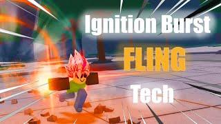 Ignition Burst wall climb tech in The Strongest Battlegrounds (TSB)