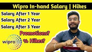Wipro Salary After 1 Year | 2 Year | 3 Year | Salary hikes in Wipro | Inhand salary Wipro |Promotion