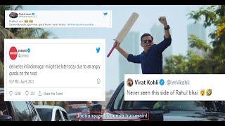 Rahul Dravid surprises Virat Kohli with his angry side in new CRED advertisement PART-1