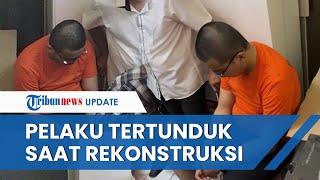 Hadir Langsung saat Rekonstruksi, Pelaku Pembunuh Mahasiswa UI Lebih Banyak Tertunduk