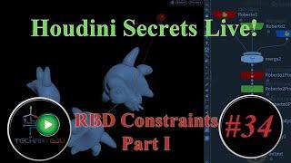 Houdini Secrets Live!, #34, Houdini RBD Constraints, Part I