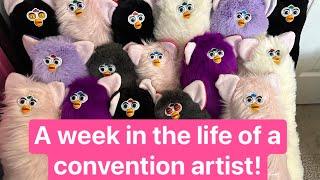 A Week in the Life of a Convention Artist Alley Artist!