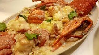 Lobster In Cheese Sauce with Noodles #lobstercheesesauce