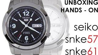 unboxing - Seiko SNKE57 & SNKE61