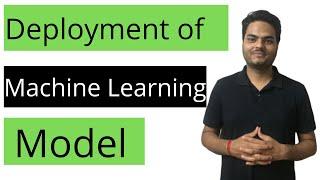Deployment of Machine Learning Model|How to deploy a machine learning model using flask