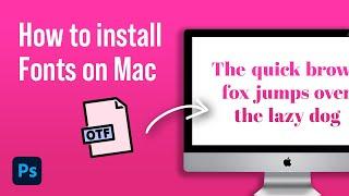 How to Install Fonts on Mac (FAST!!)