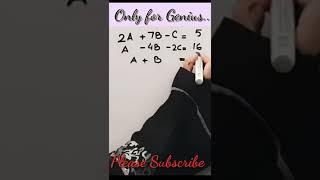 Algebra trick I maths shorts I Braino Solutions IMaths puzzles I ShortsI #ytshorts #youtubeshorts