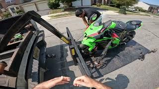 Delivery of my New Ninja ZX10R KRT!