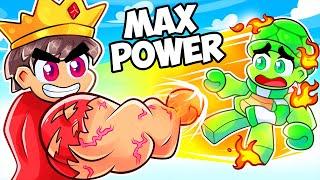 Unlocking MAX POWER in Pushing Simulator Roblox!