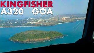 Piloting the KINGFISHER A320 into Goa India